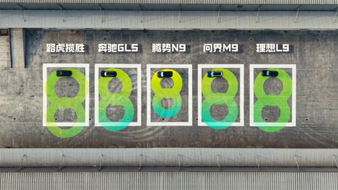 对比五款热门大型SUV,谁能全程8字绕行不压线?